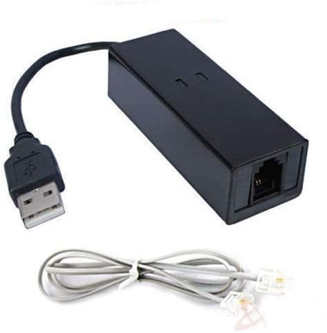 Usb 56K External Dial Up Fax Data Modem Windows 10 / 8 / 7 / Xp / Vista
